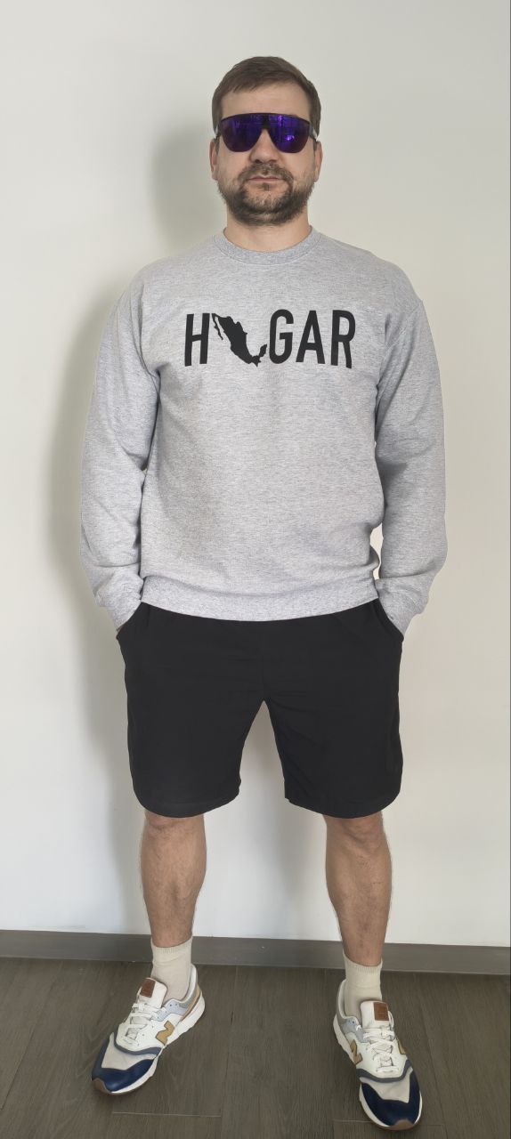 Sudadera de cuello redondo HOGAR, unisex